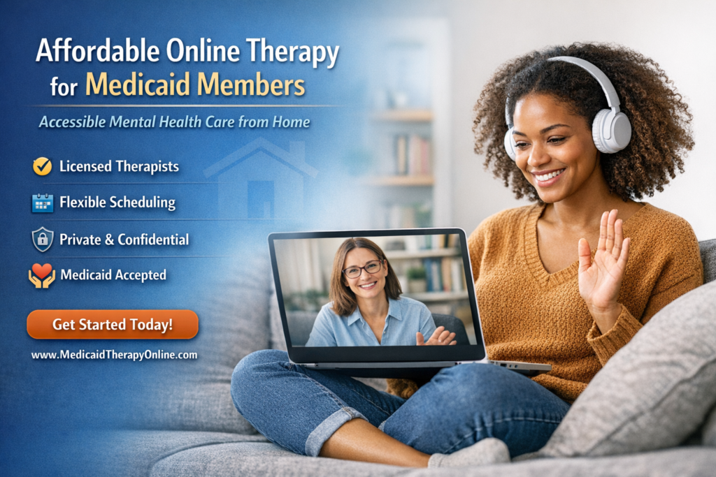 Affordable Online Therapy for Medicaid Members Accessible Mental Health Care from Home